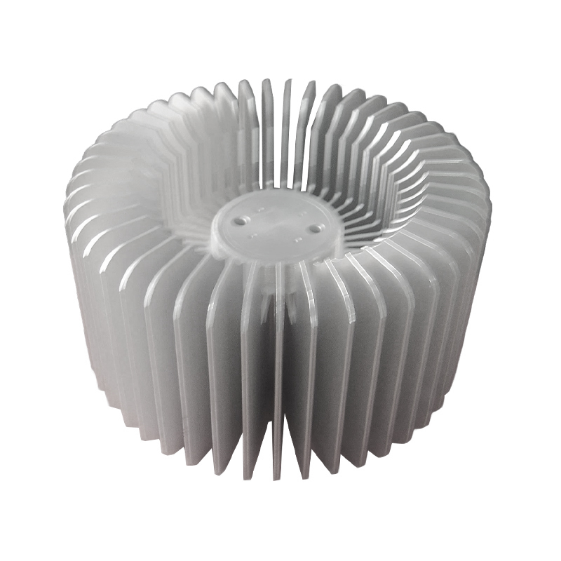 Does the design of large aluminum radiator consider the balance between weight and installation convenience?